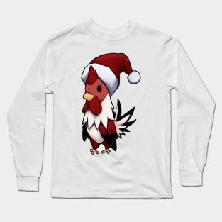 Cute Rooster Drawing Long Sleeve T-Shirt